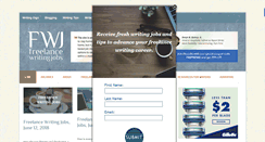 Desktop Screenshot of freelancewritinggigs.com