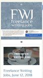 Mobile Screenshot of freelancewritinggigs.com